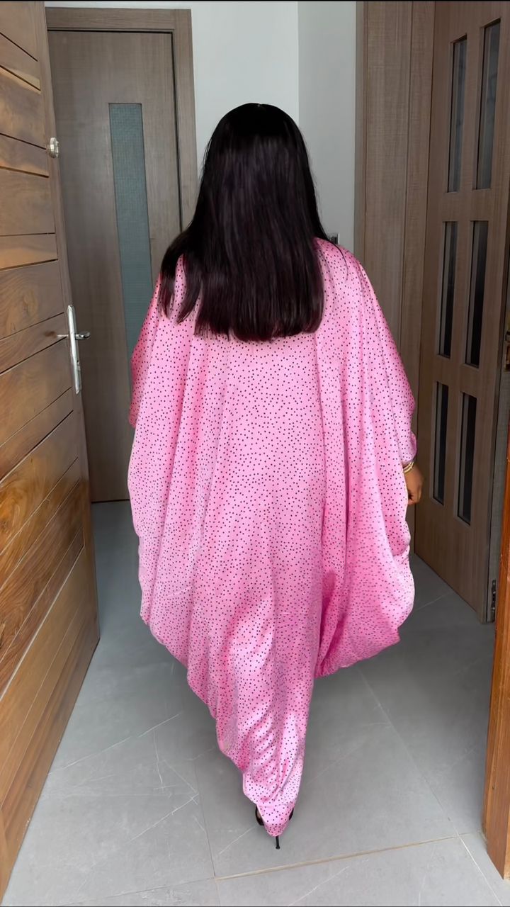 Moris silk dress long