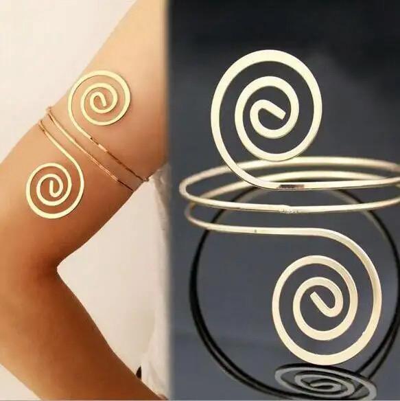 Non tarnish Upper arm cuffs (different designs)