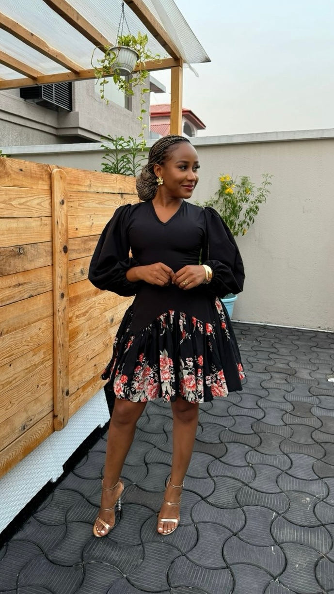 Fiyin crepe dress