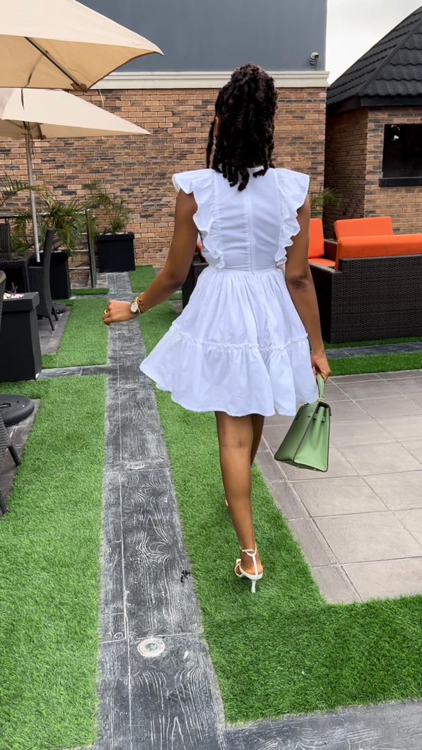 Ava cotton dress(short)