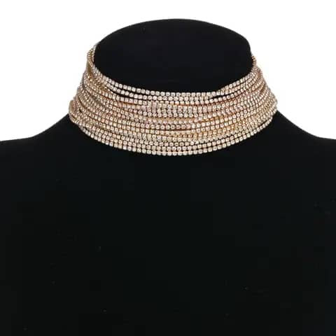 Glitter necklace/chocker with