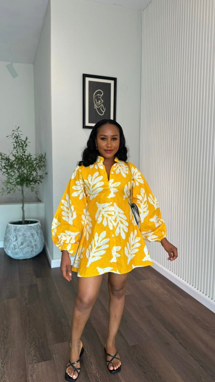 Morocco Ankara dress (ready to wear)