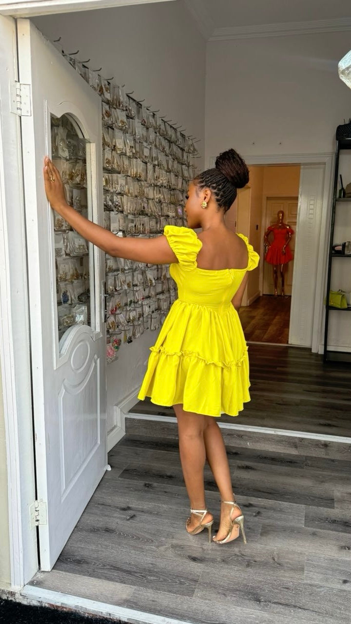 Hilary crepe dress