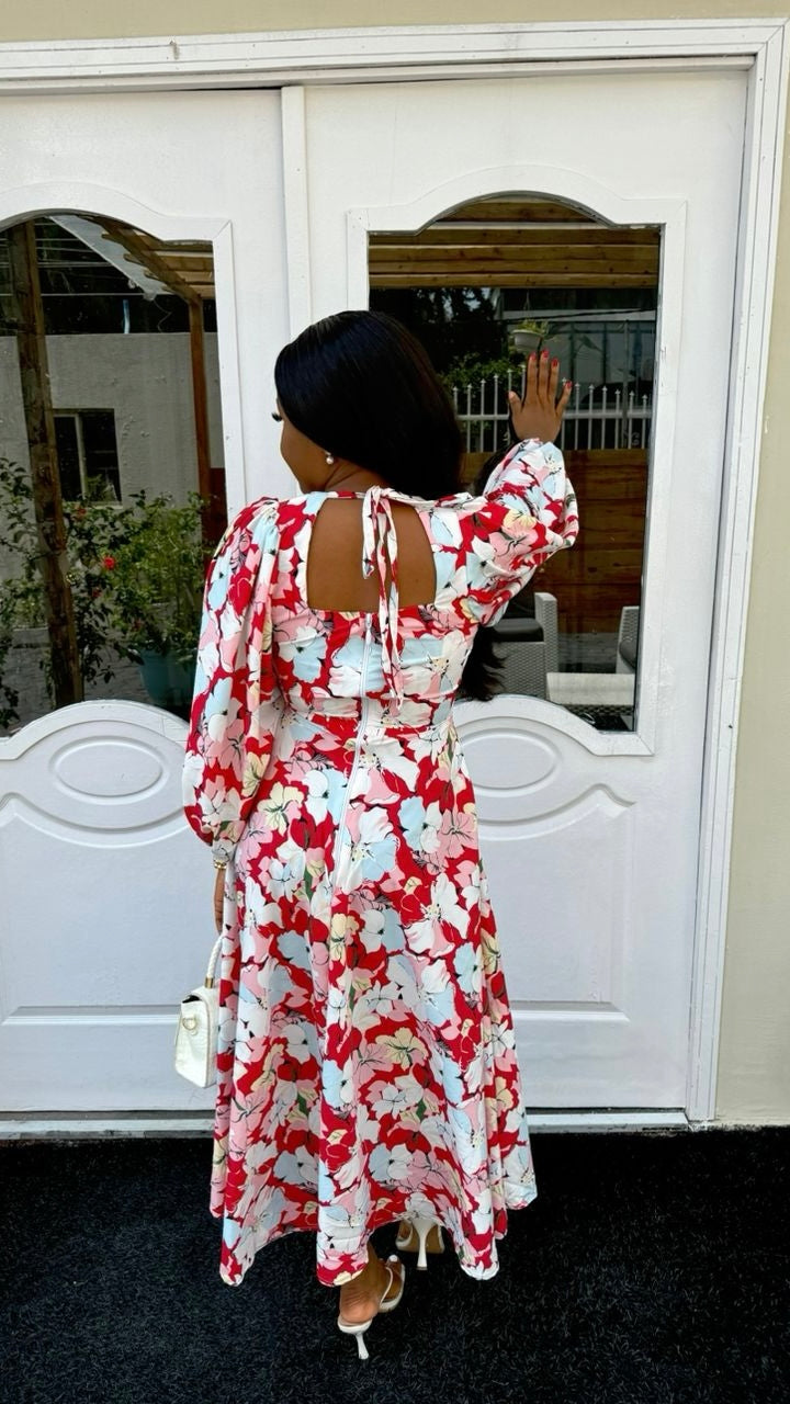 Cara crepe dress