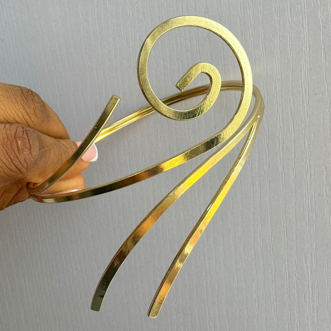 Non tarnish Upper arm cuffs (different designs)