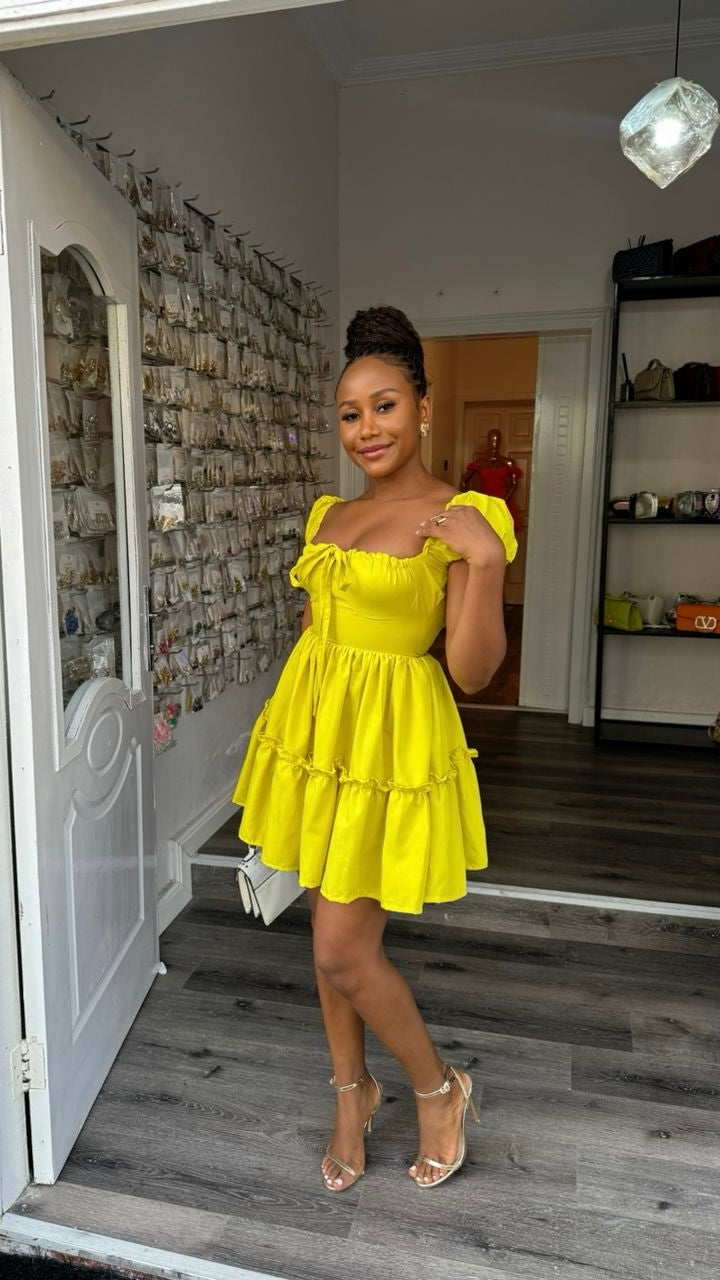 Hilary crepe dress