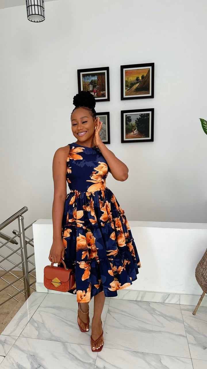 Portia crepe dress