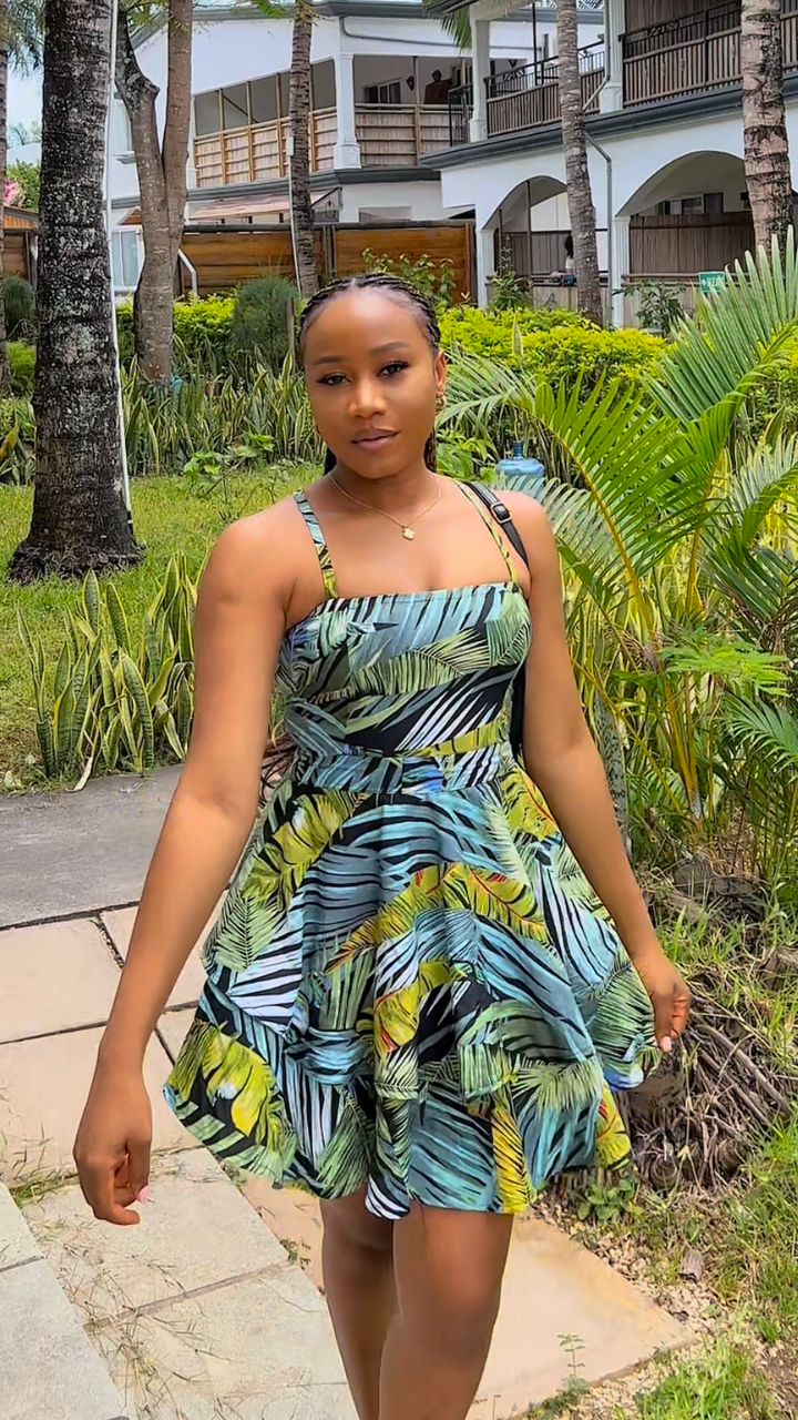 Maurice crepe dress