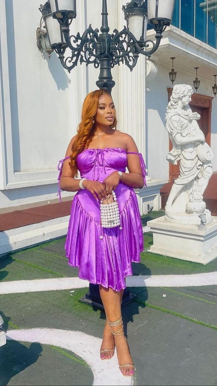 Poline silk dress