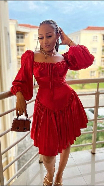 Tina silk dress