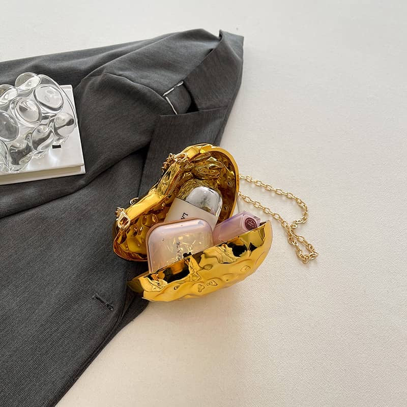 Women metallic purse
