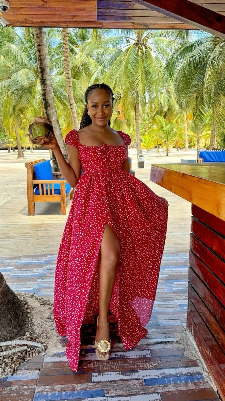 Bolu crepe dress