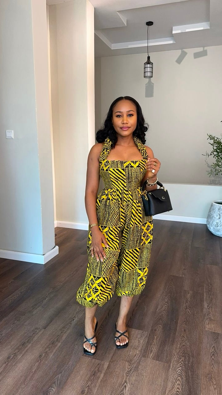 Adaeze Ankara jumpsuit ( ready to wear)