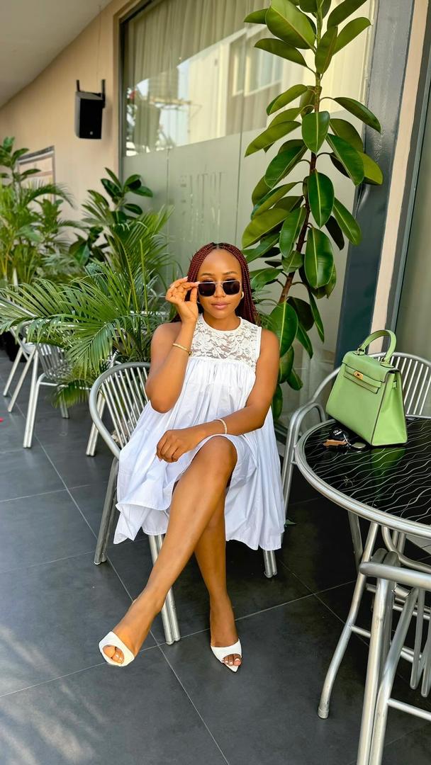 Christiana cotton dress(only in black and white color)