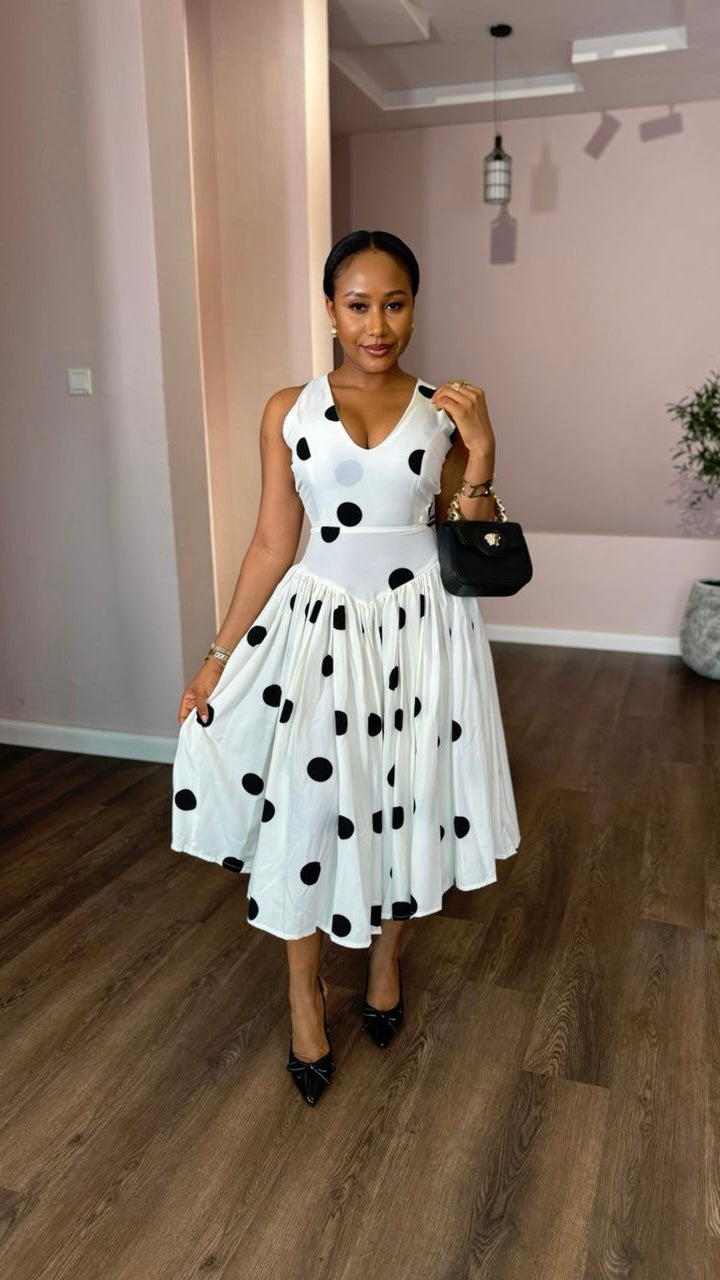 Marilyn crepe dress(ready to wear)
