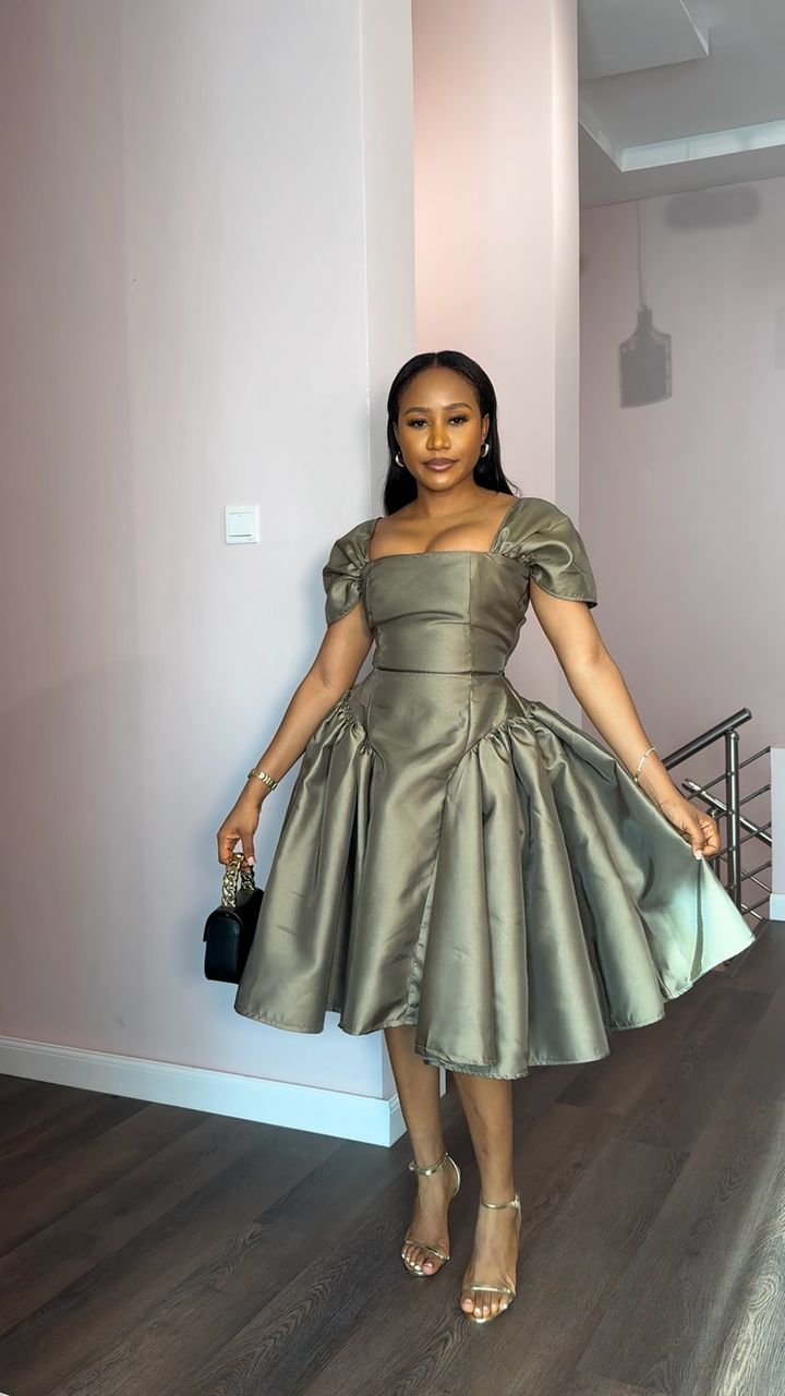 Debby mikado dress