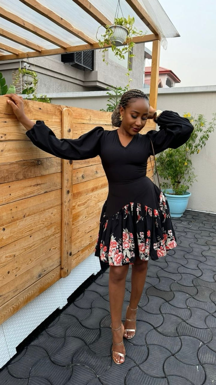 Fiyin crepe dress