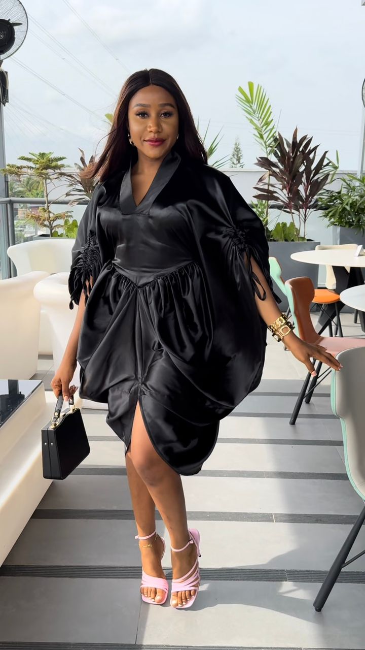 Moris silk dress short