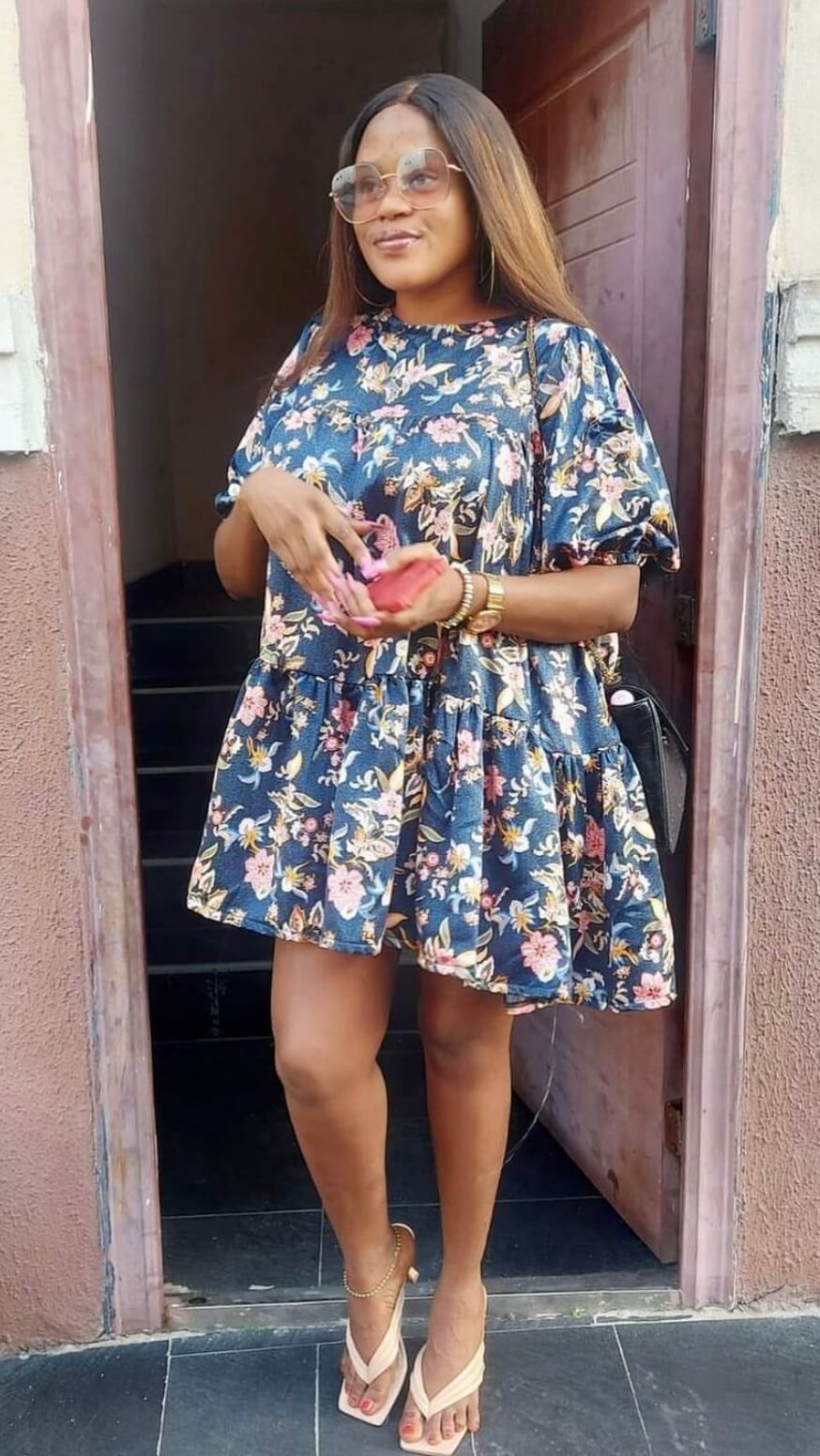 Daniella crepe dress