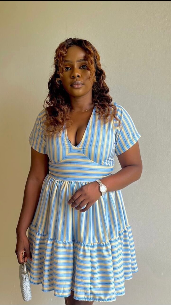 Tia crepe dress