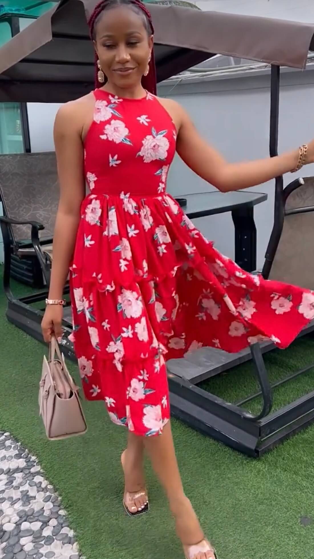 Portia crepe dress