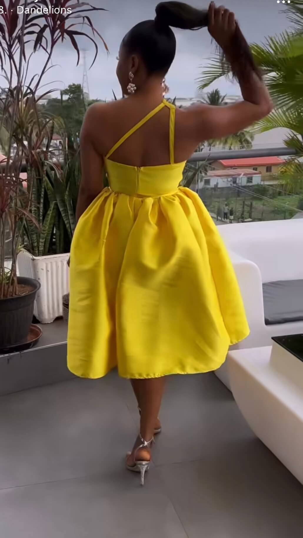 Lora mikado dress