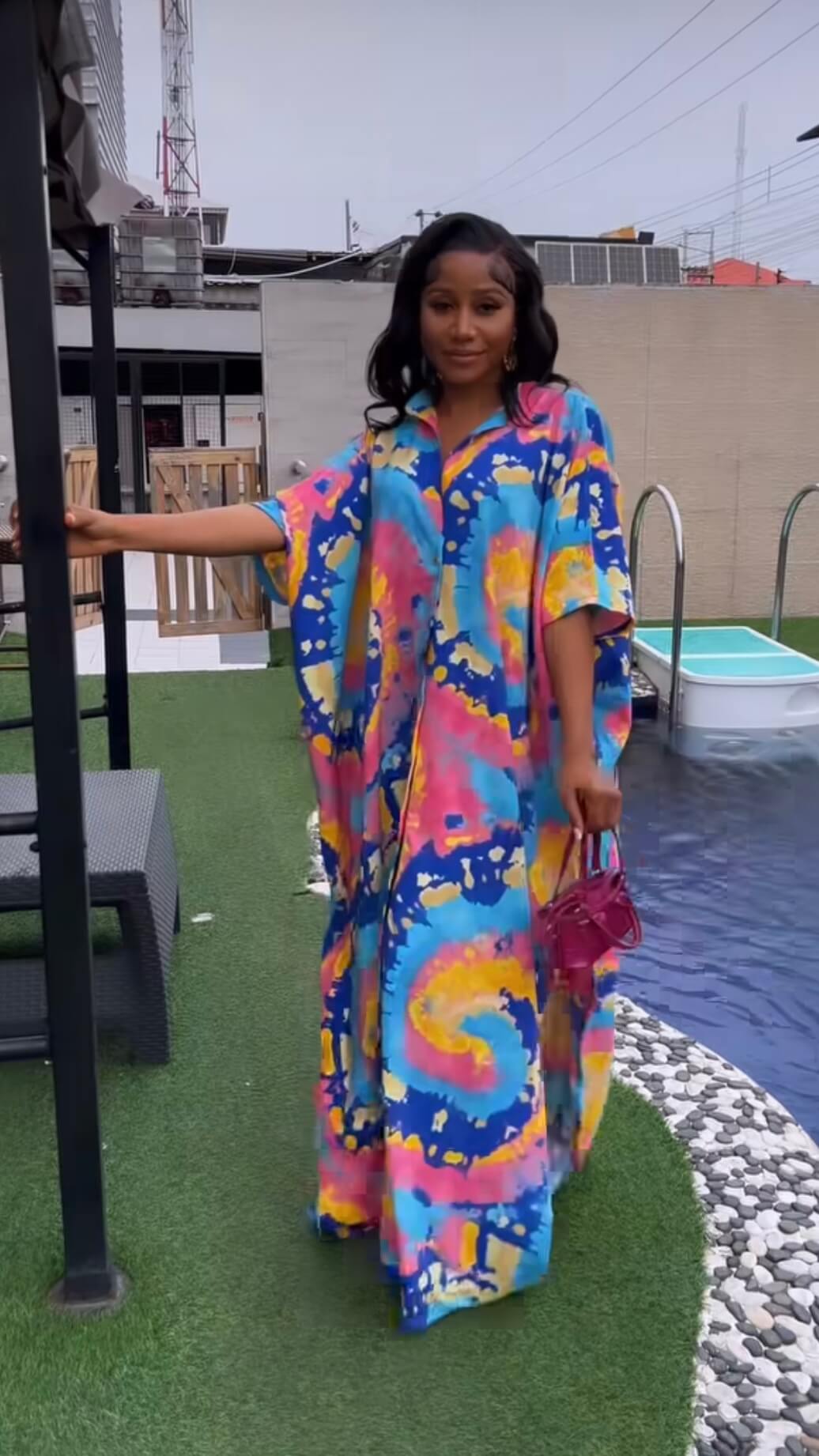 Baller crepe dress