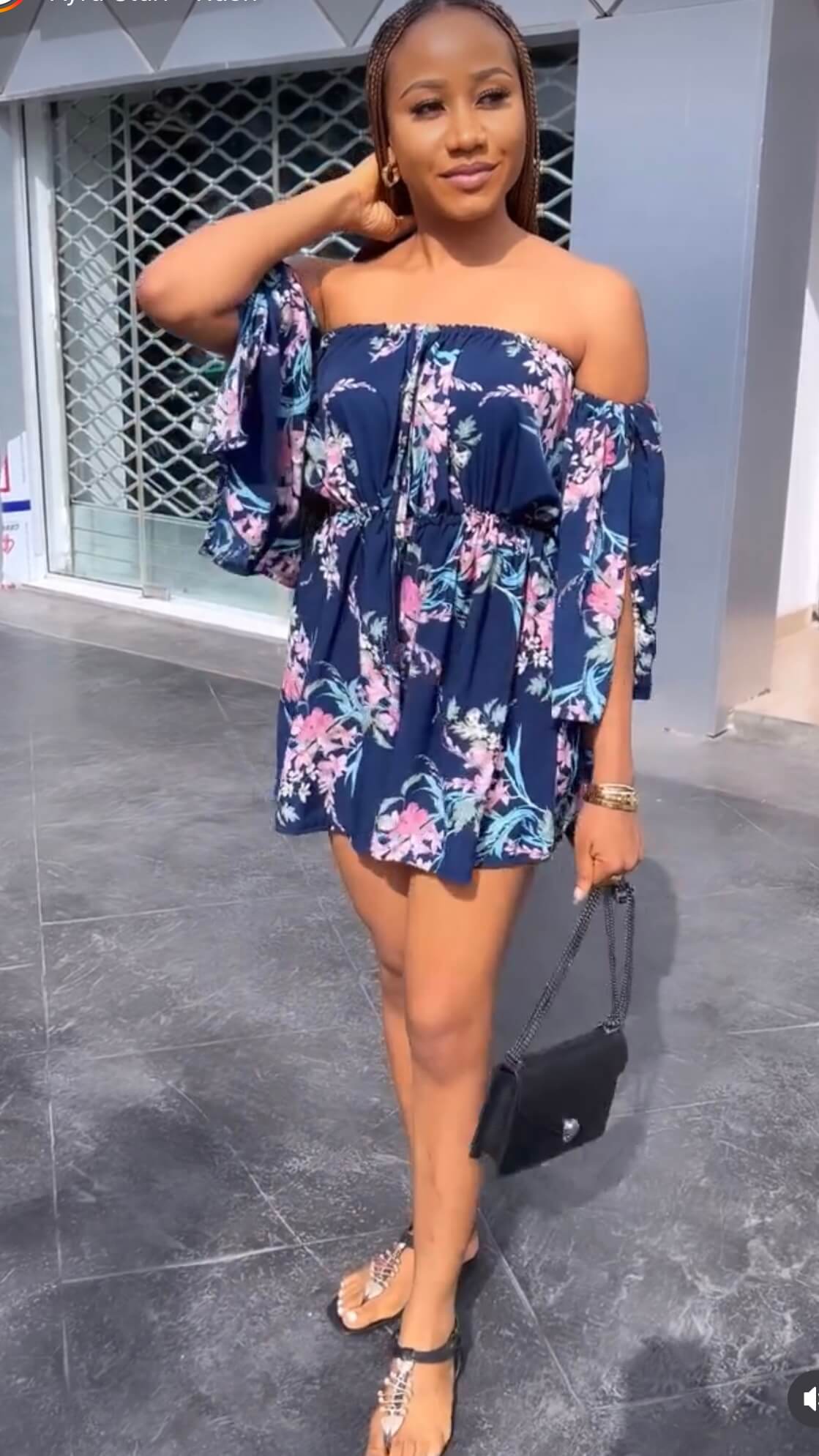 Faith crepe playsuit