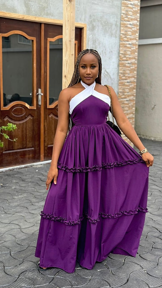Nneoma crepe dress