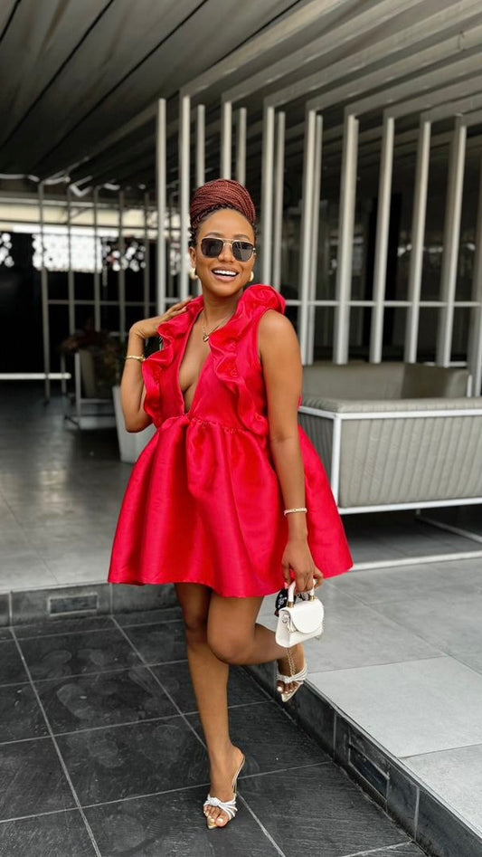 Val mikado dress
