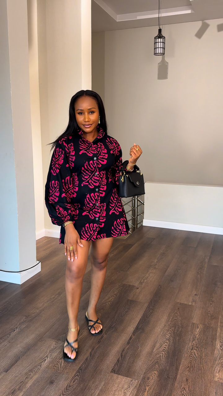 Morocco Ankara dress  (Ready to wear)