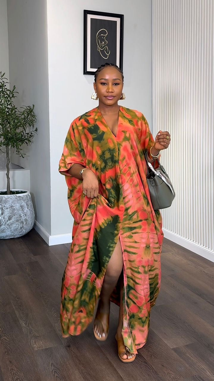 Naya crepe bubu dress