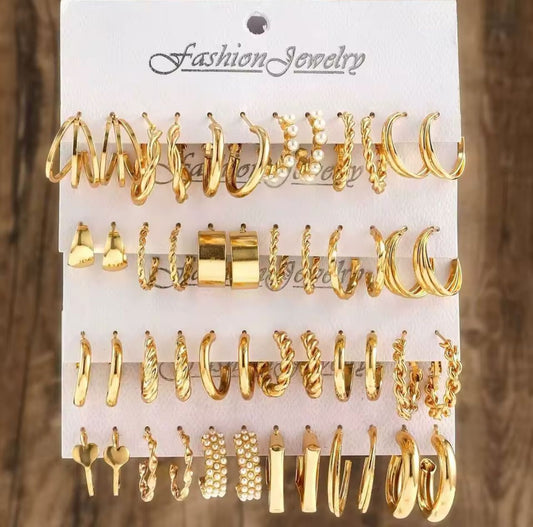 24 pairs earring set