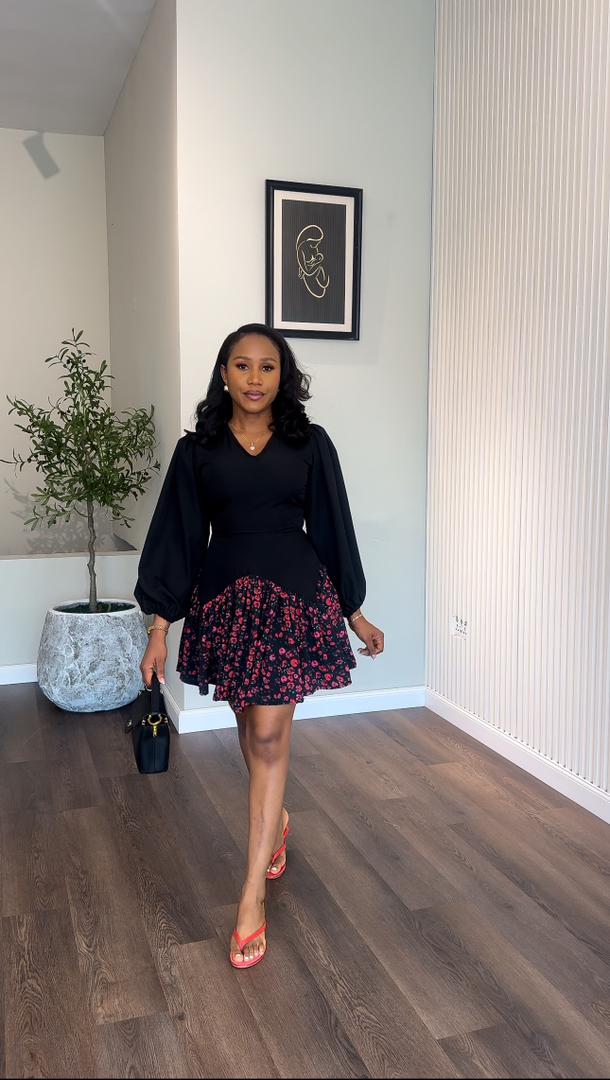 Fiyin crepe dress (ready to wear)