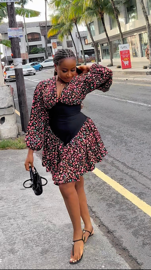 Venita crepe dress