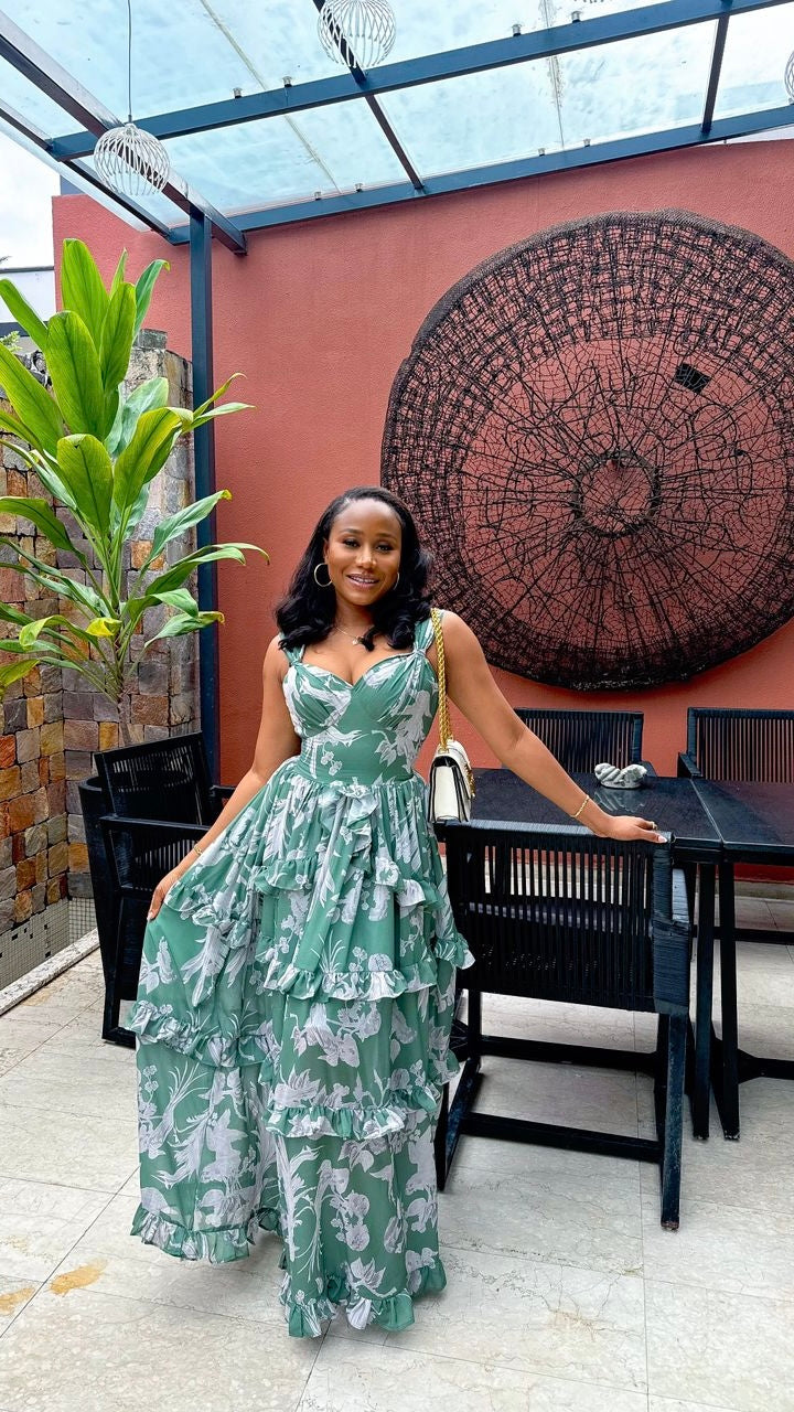 Cleopatra chiffon dress