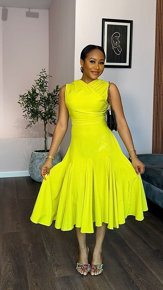 Opal crepe dress