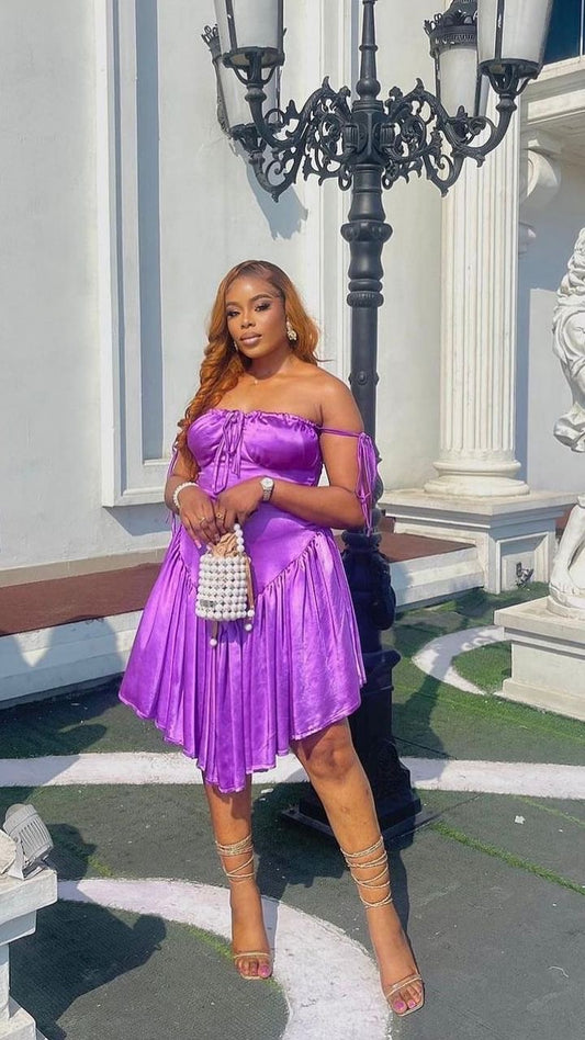 Poline silk dress