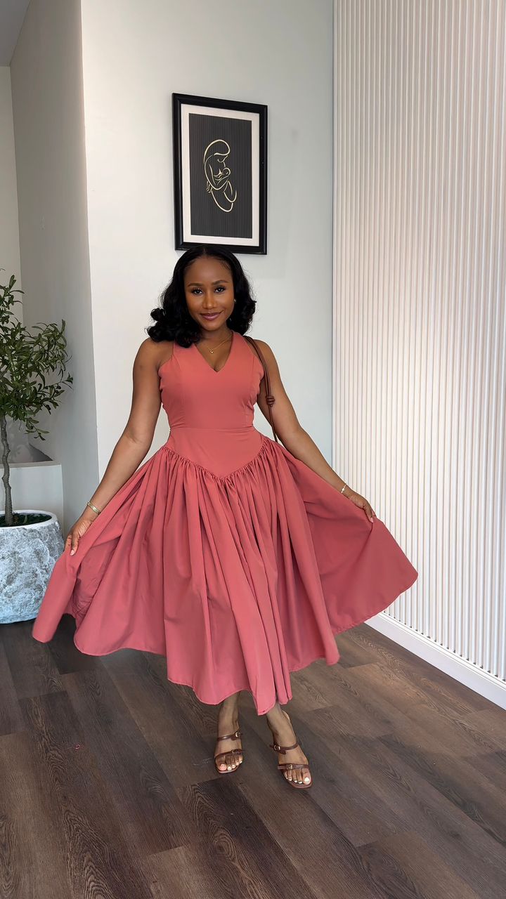 Marilyn cotton dress(ready to wear)