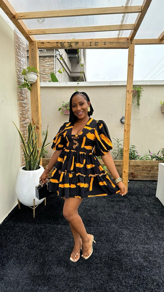 Dami crepe dress