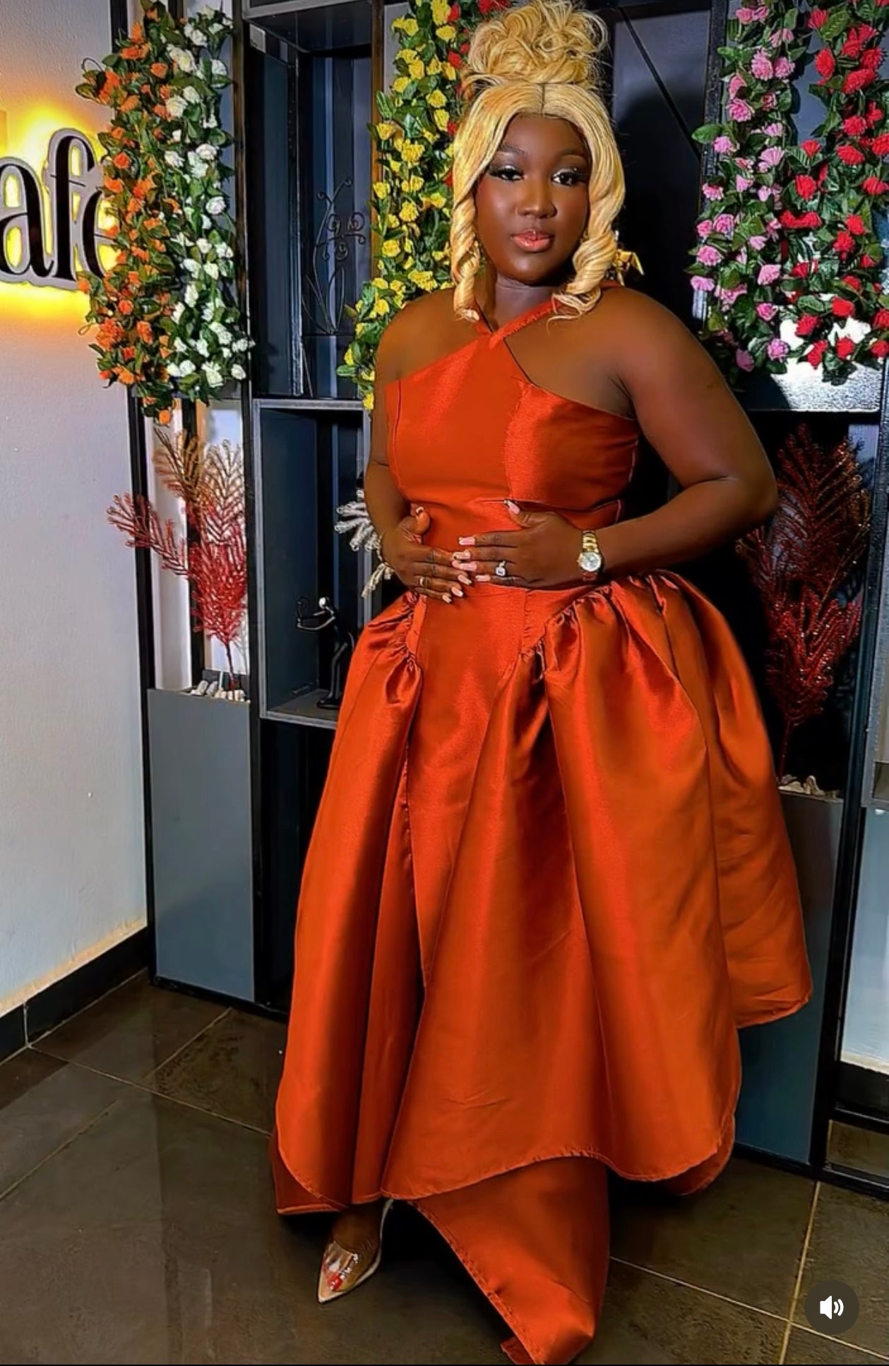 Imade mikado dress