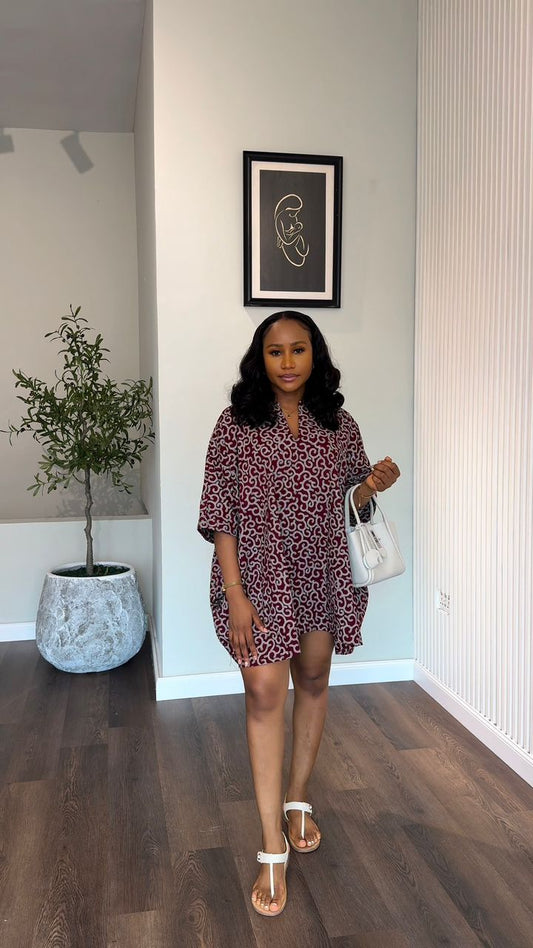 Adaugo Ankara dress (ready to wear)