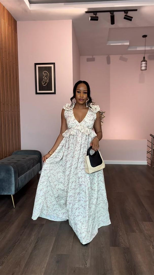 Abuja crepe dress
