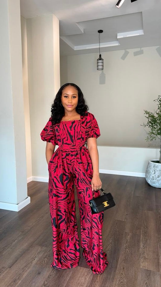Fanta crepe jumpsuit (ready to wear)