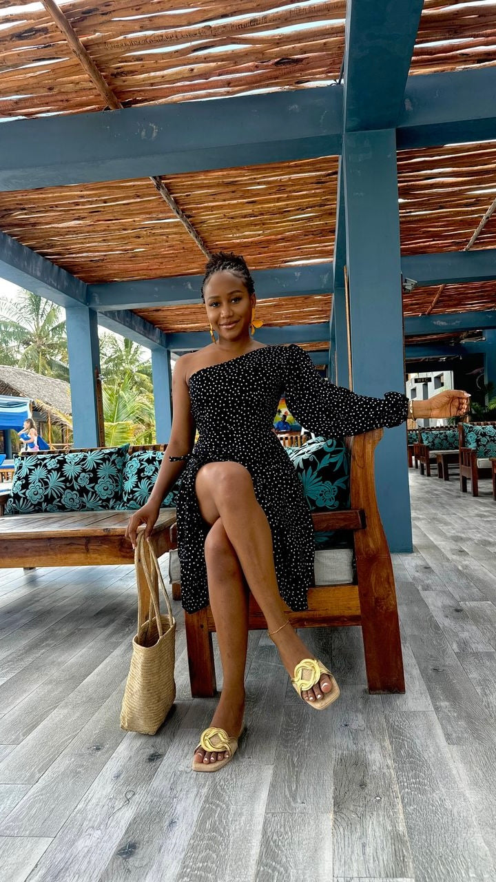 Bianca crepe dress