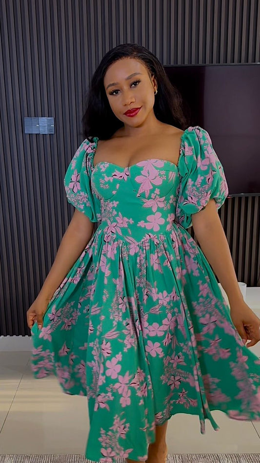 Simmi crepe dress( not available for size 14 upwards)