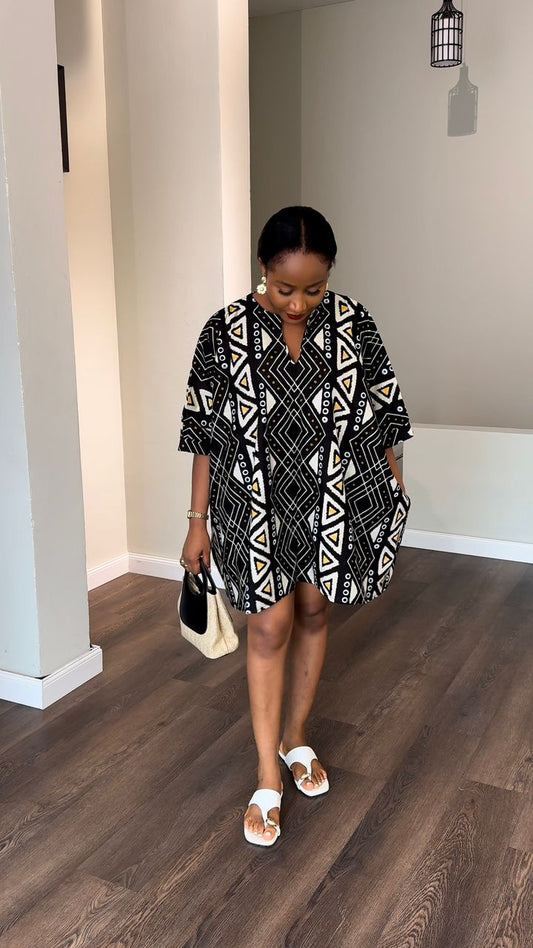 Adaugo Ankara dress(ready to wear)