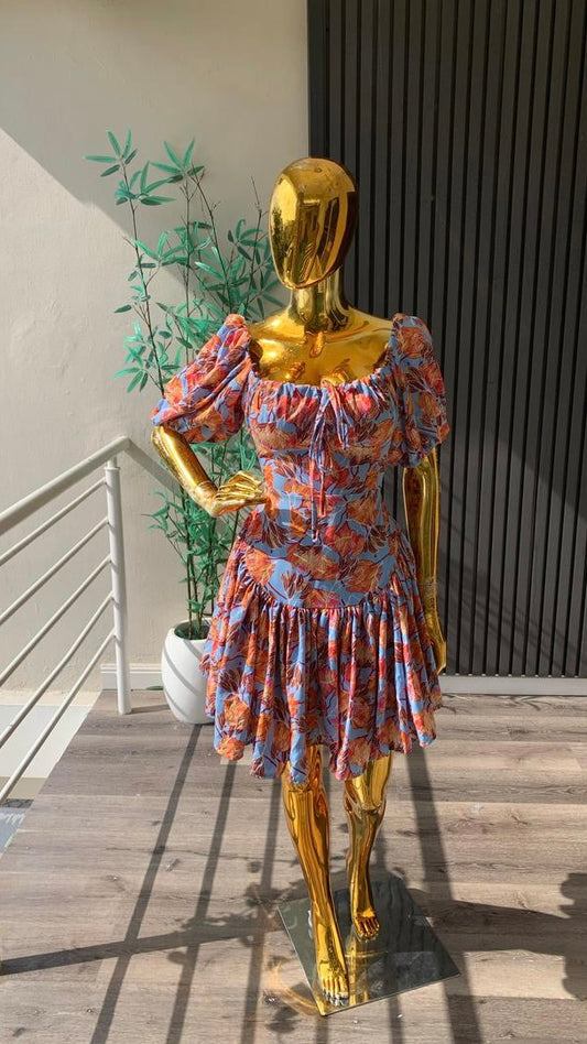 Stella crepe dress short (ready to wear)