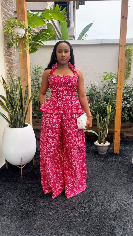Ifeoma Ankara set ( ready to wear)