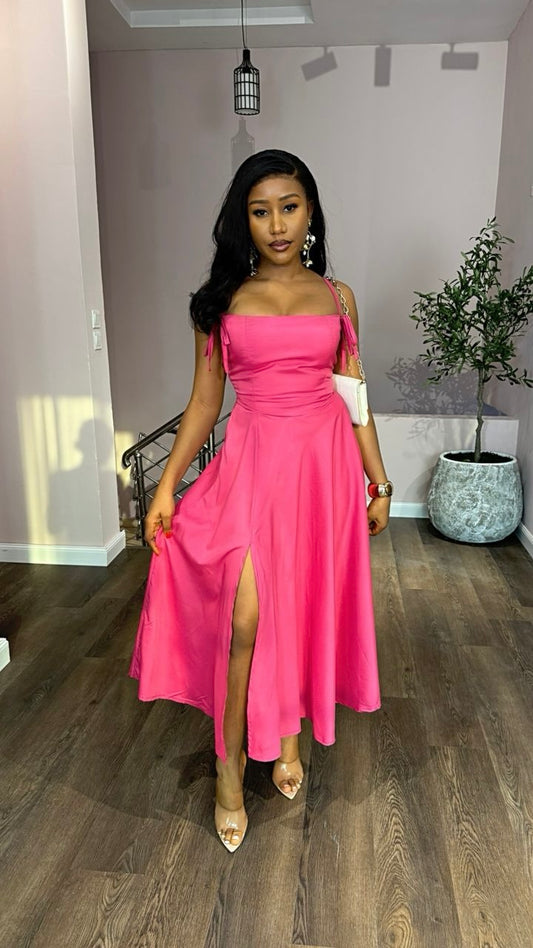 Evelyn crepe dress